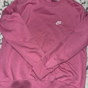 Nike Women’s Pink Crewneck Sweatshirt